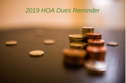 2019 oakbrook 7th addition HOA Dues Reminder